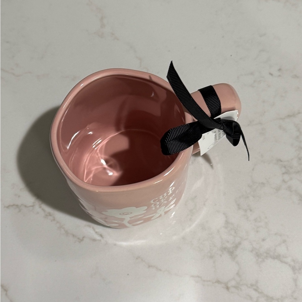 Rae Dunn Pink Floral Mug - Cup of Happy - Picture 5 of 6